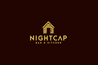 design inviting cabin themed bar logo