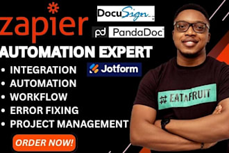 setup zapier integration docusign pandadoc contract proposal jotform automation