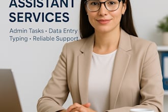 be your virtual assistant for admin tasks