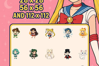 create anime chibi emotes