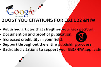 publish scholarly papers with citations for eb1, eb1a, or niw visa application