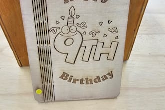 design custom wooden gift cards
