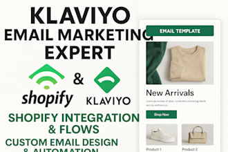 be your klaviyo expert klaviyo flow integrate shopify and design email template