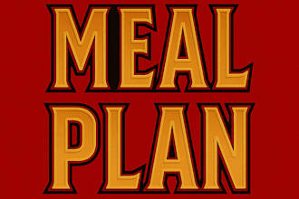suggest a meal plan for you