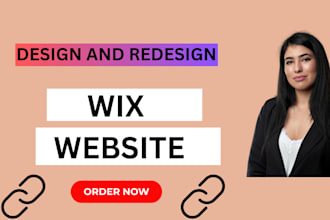 design wix ecommerce website or wix website design redesign