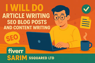 do professional SEO blog post and ai free article writing content