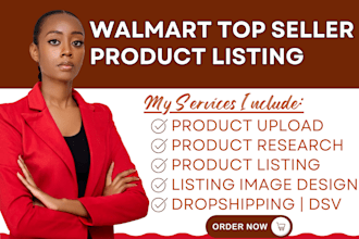 do walmart, etsy, ebay, shopify, amazon top product listing