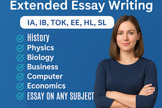 do ib extended essay history, economics, business, math, bio, chem ia hl sl ee