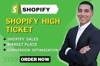 create shopify high ticket dropshipping store do high ticket product research