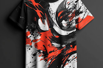 draw awesome design tshirt screen printing