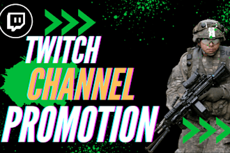 promote your twitch channel organically to boost live viewers