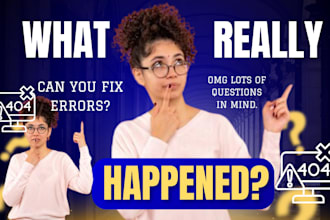 fix error 404, broken links, 301 redirects and 500 server errors on your website