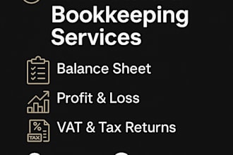 prepare  bookkeeping  financials statement balance sheet profit and loss