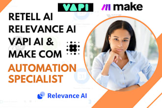 build relevance ai agent, retell ai, make com scenario ai, vapi ai calling agent