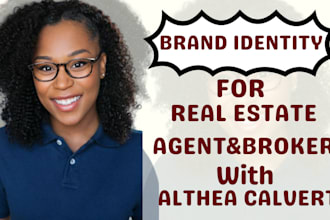 real estate logo real estate brochure pamphlet real estate brand identity flyer