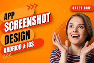 design app store screenshots and playstore