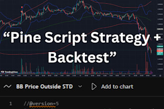 create or fix your custom tradingview pine script indicator or strategy