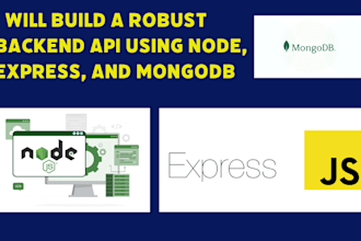 build a robust backend API using node, express, and mongodb