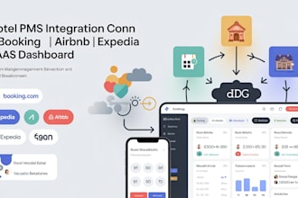 integrate your hotel pms with booking expedia airbnb and build a saas dashboard