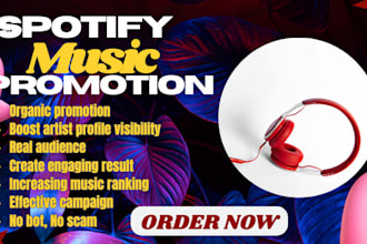 create ads for your spotify album promotion, spotify music track promotion