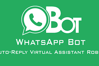 develop a custom whatsapp bot for automation, chat, and API integration