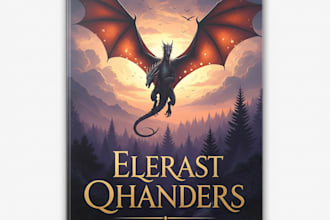 create best selling fantasy book cover for you