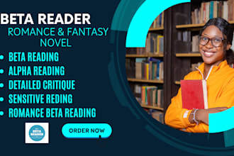 be alpha and beta reader for fantasy, romance, fiction, nonfiction book writing