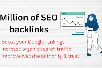 create high quality SEO backlinks to improve google ranking