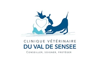 design minimal super veterinary clinic logo
