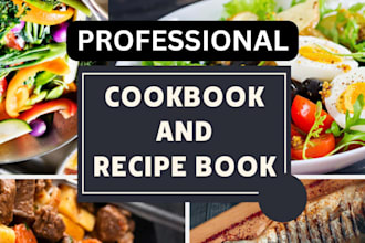 write food recipes and format cookbooks, meal plans, and pet recipe books