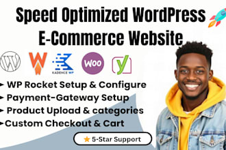 set up neve kadence shoptimizer wp rocket themes for fast ecommerce wordpress