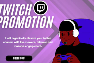elevate your twitch channel bountifully to bring live viewers and followers