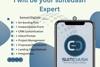 setup suitedash client portal, automate CRM, and optimize suitedash tools