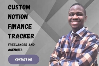 build a custom notion finance tracker, budget planner or expense manager