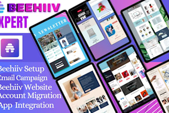 setup beehiiv account beehiiv ai newsletter template design beehiiv landing page