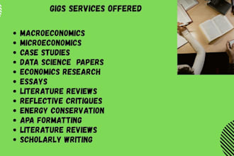 do research, case studies, and reports on macroeconomics, public finance