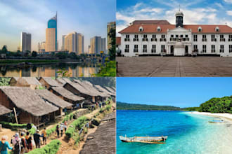create a personalised travel itinerary in indonesia