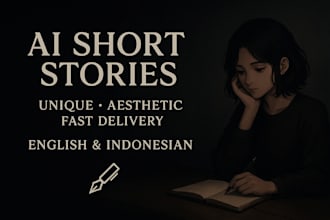 write unique and aesthetic short story ai