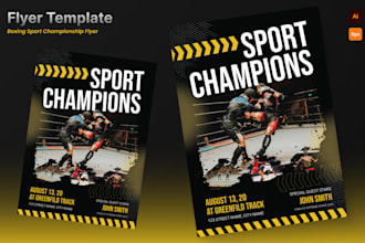 design modern club, event, party and sport flyers and poster designs in same day