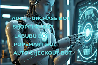 build auto purchase bot, shopping bot, labubu bot