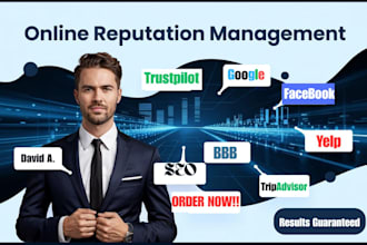 do reverse SEO, online reputation management, ORM repair for brands or name