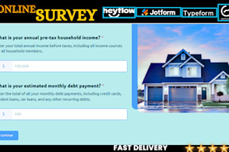 jotform, heyflow, scoreapp, survey, limesurvey, quiz, typeform, outgrow, expert