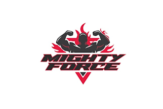 design unique strong force manly products logo