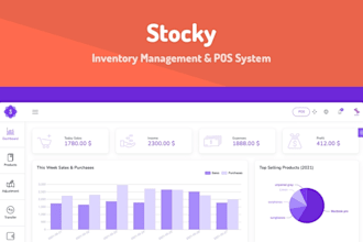 develop a custom pos and inventory system with laravel vue