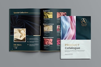 design premium catalog, brochure, or flyer