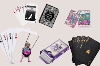 design unique custom playing cards game cards tarot cards and card decks