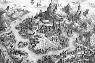make a  develop roblox map, game map, dnd map for rpg