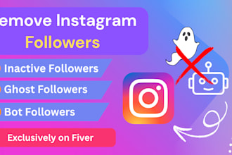 safely remove inactive and bot followers from your instagram