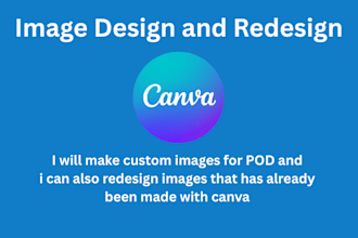 create amazing custom images for pod and redesign with canva