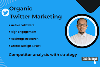 grow active twitter followers and manage your account